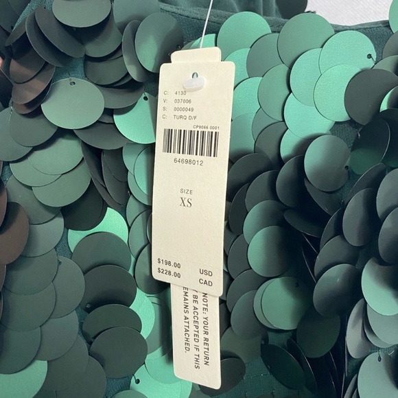 Sequinned One-Shoulder Mini Dress by Maeve - Picture 12 of 16